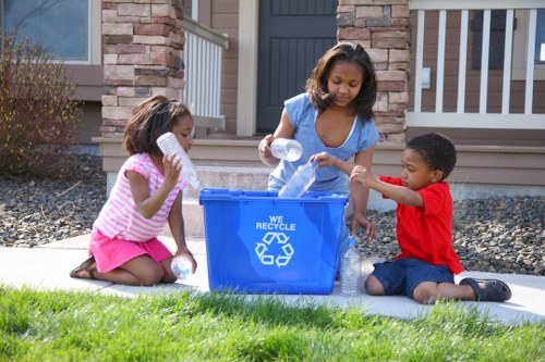 Eco-friendly disposal methods during garage clearance in Battersea